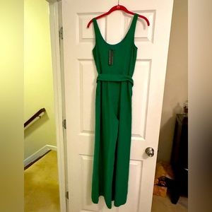 Beautiful green jumpsuit NWT!